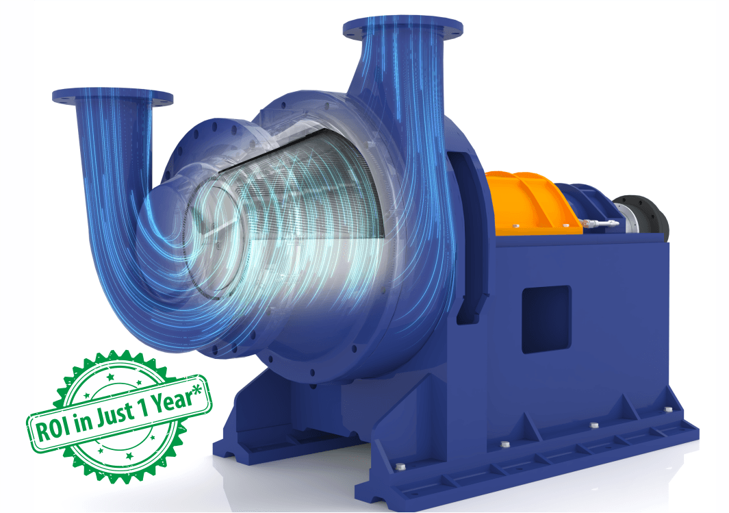 Parason Tangential Conical Refiner cross-section with flow visualization
